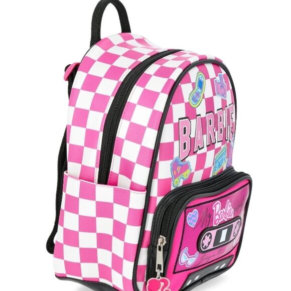 Barbie Play My Music Checkered Mini Backpack - Picture 4 of 11